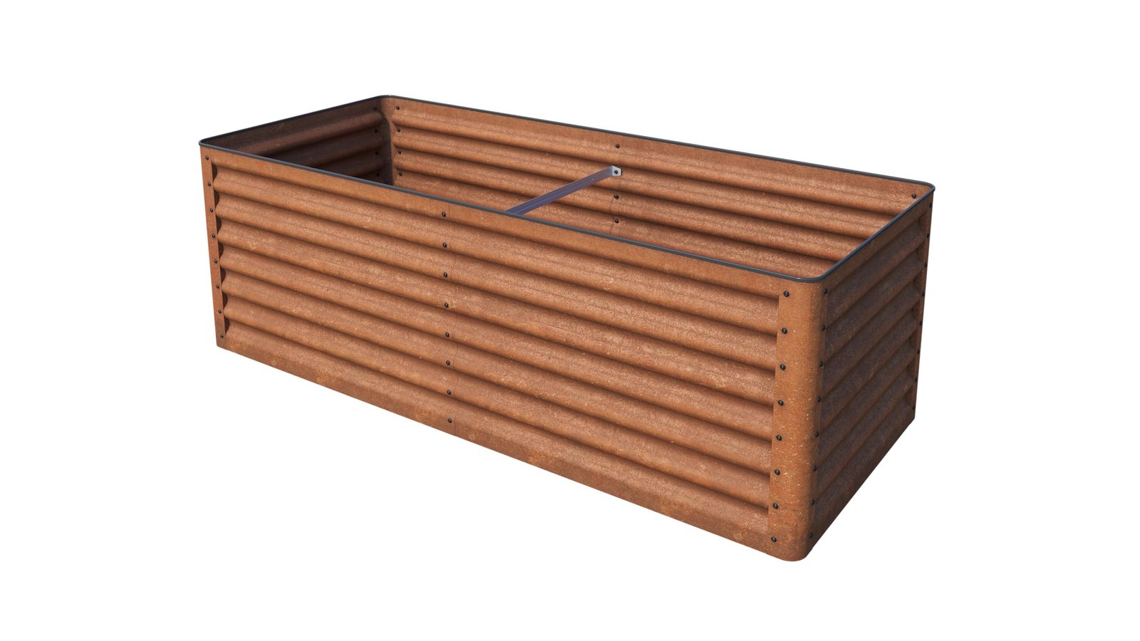 71yLFhBndGL Cortenstahl-Hochbeet 180×75×60 cm – Stabiles Gartenbeet mit natürlicher Rostoptik & sicherem Kantenschutz, ganzjährig – Bild 1